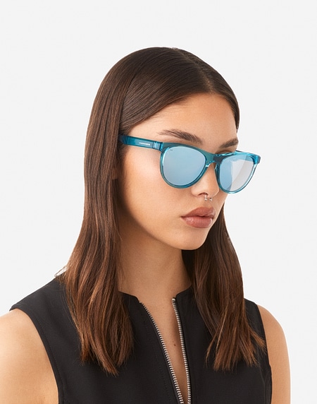 Sunglasses Hawkers TRAIL - POLARIZED CYAN BLUE CHROME