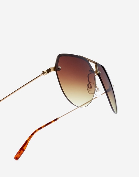 Gafas de sol Hawkers COOPER - GOLD SMOKY BROWN