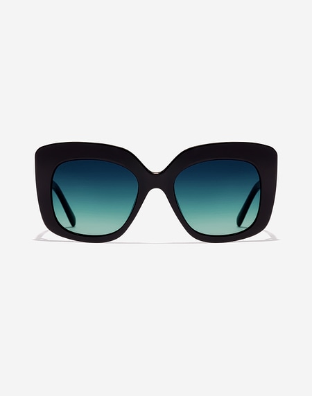 Sunglasses Hawkers TANGO - BLACK BLUE TO GREEN ECO