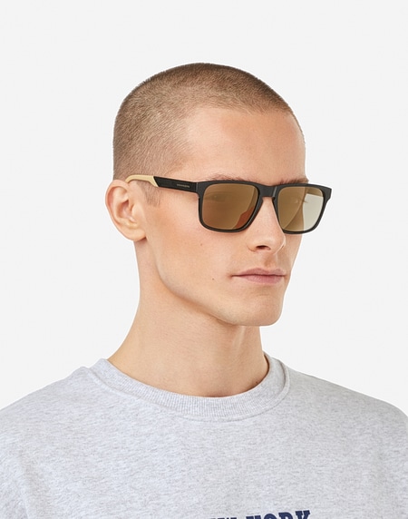 Sunglasses Hawkers PEAK - BLACK BEIGE