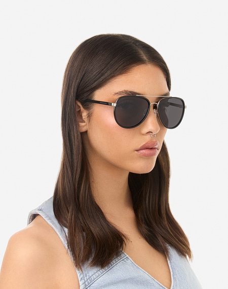 Lentes de sol Hawkers EAGLE - POLARIZED BLACK GREY