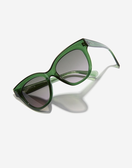 Lentes de sol Hawkers AUDREY RAW - DARK GREEN AURORA