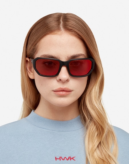 Sonnenbrille Hawkers BOLT - POLARIZED BLACK RUBY
