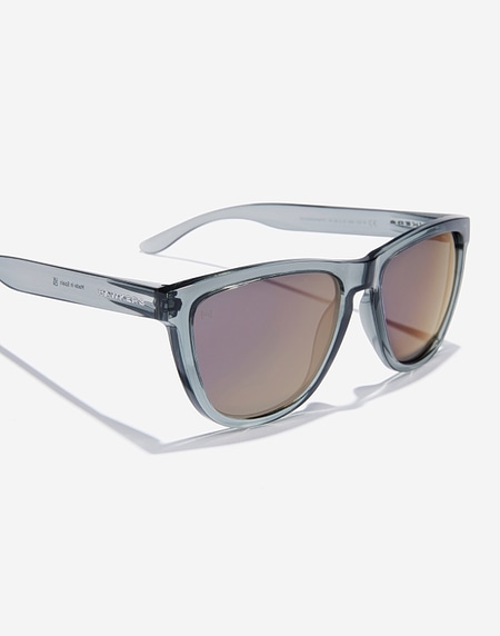 Nos Lunettes de Soleil Hawkers ONE RAW - POLARIZED GREY PURPLE GOLD