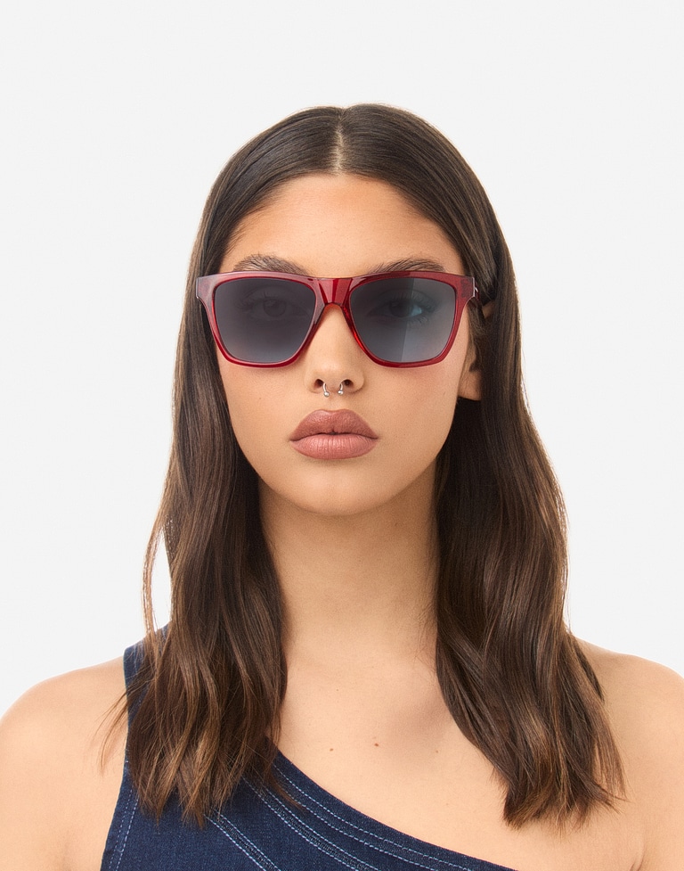 Sunglasses Hawkers CRYSTAL RED - BLUE GRADIENT ONE LS