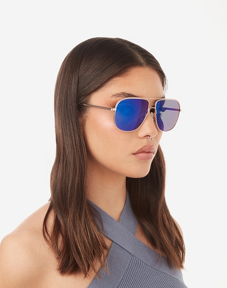 Sunglasses Hawkers GOLD SKY TEARDROP