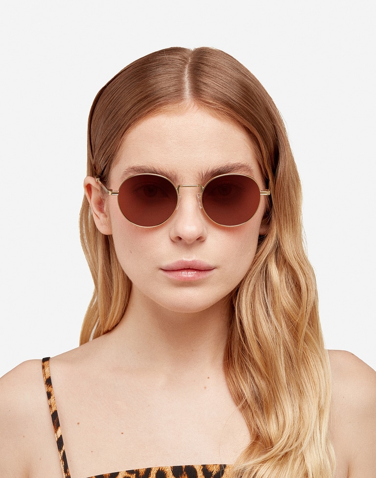 Sunglasses Hawkers MOMA - POLARIZED GOLD HAVANA