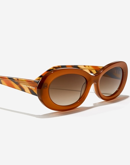 Sunglasses HAWKERS GLIMMER - BROWN SAVAGE EARTH