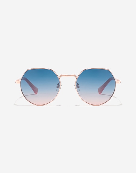 Sunglasses Hawkers AURA - ROSE GOLD BLUE TO PEACH