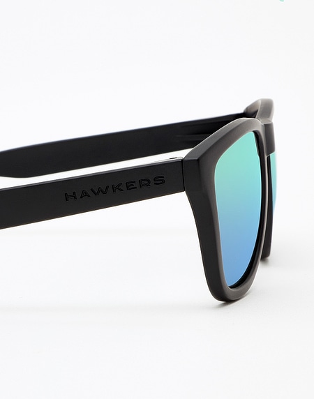 Sonnenbrille Hawkers POLARIZED CARBON BLACK - EMERALD ONE