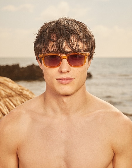 Sunglasses HAWKERS COVENT - LIGHT BROWN SMOKY BLACK ECO