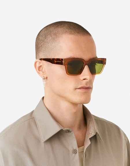 Sunglasses Hawkers MATE - MUSTARD JUNIPER ECO