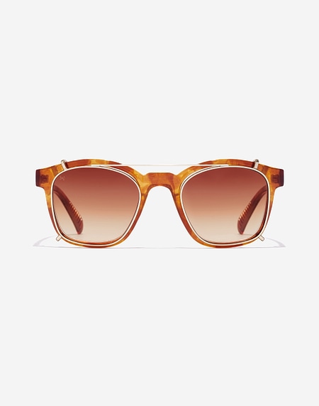 Nos Lunettes de Soleil Hawkers DOT - CLIP ON HAVANA BB