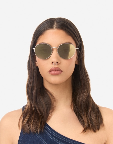 Nos Lunettes de Soleil Hawkers VENT - POLARIZED SILVER BEIGE