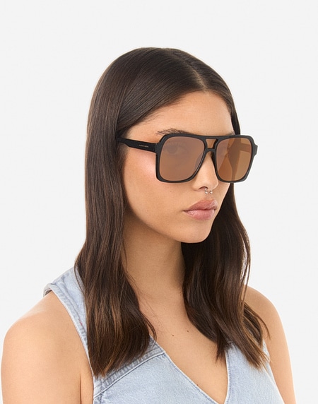 Sunglasses Hawkers ALEMBERT XL - BLACK MUSTARD