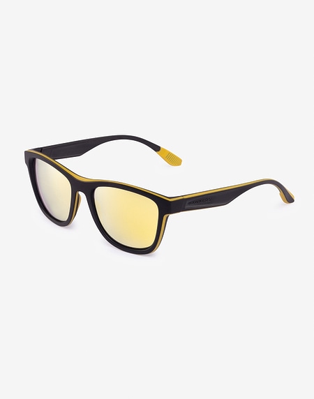 Sunglasses Hawkers BLACK YELLOW RUBBER - ACID ONE S