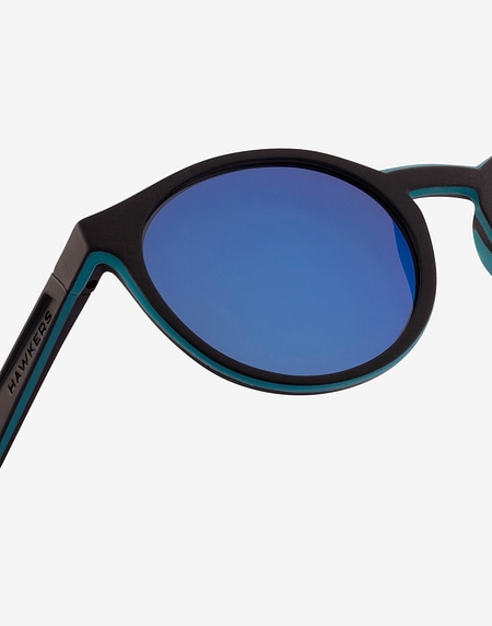 Sunglasses Hawkers BLACK BLUE RUBBER - SKY BEL AIR S