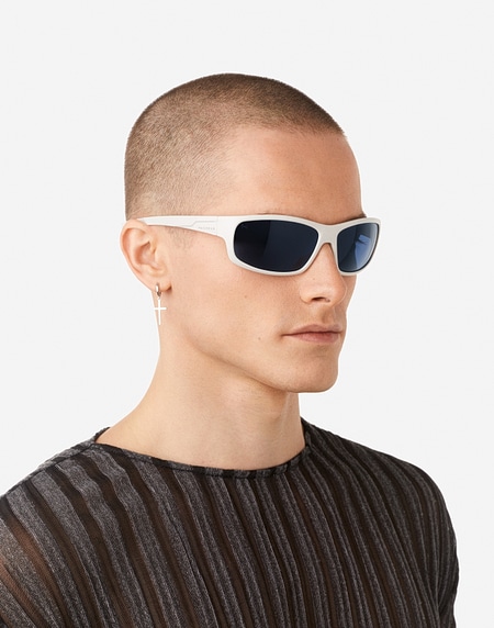 Sunglasses Hawkers BOOST - WHITE DARK BLUE