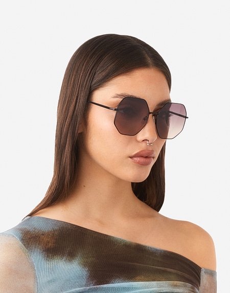 Sonnenbrille Hawkers LUMINA - BLACK SMOKY BLACK