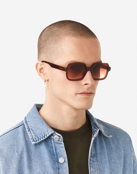 Sunglasses Hawkers MINIMAL MAX - BROWN TERRACOTA