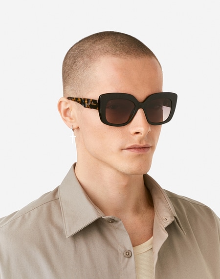 Sonnenbrille Hawkers TANGO - CAREY SMOKY BLACK ECO