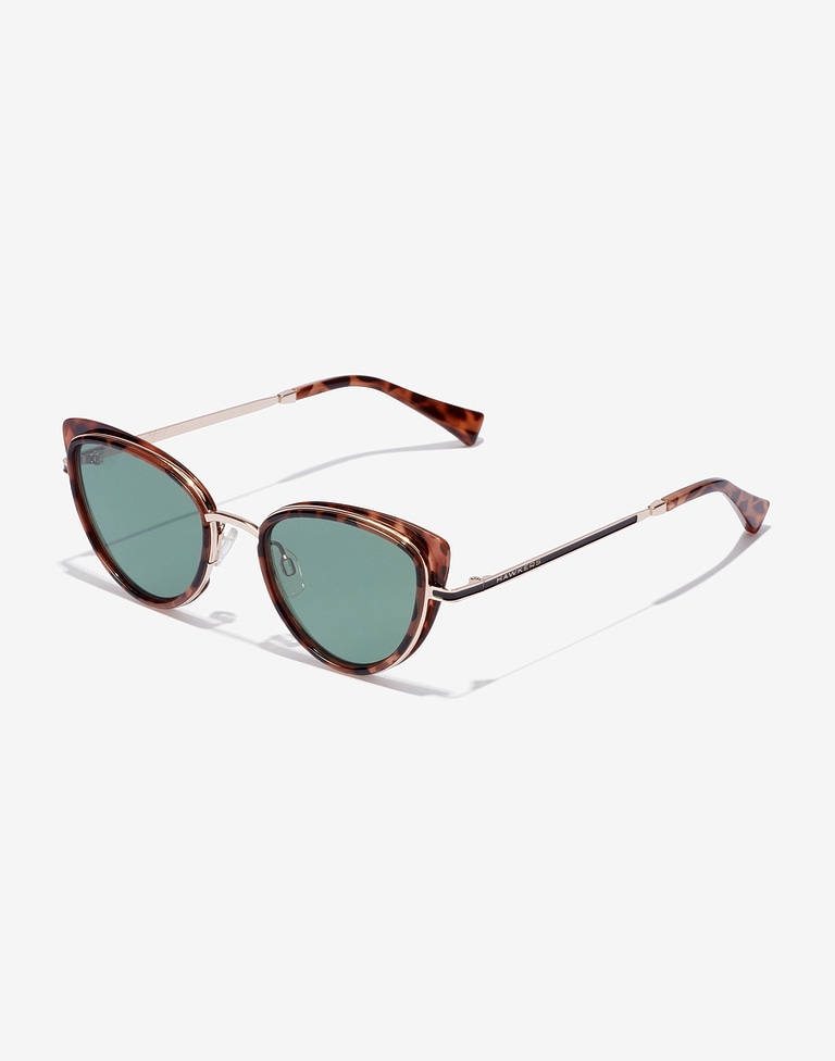 Sunglasses Hawkers CAREY GREEN BOTTLE FELINE