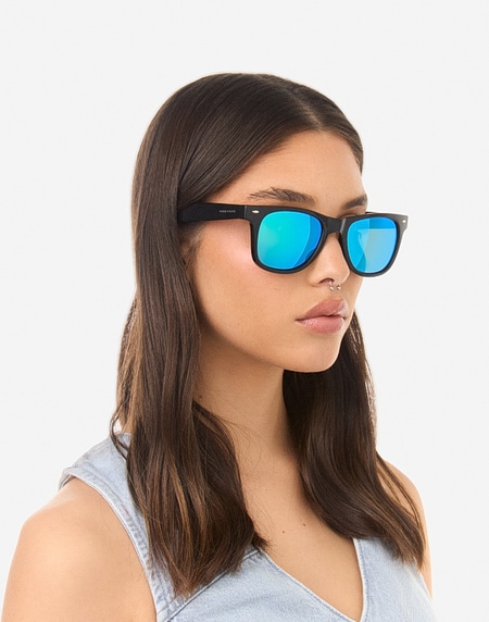 Sonnenbrille Hawkers SLATER - POLARIZED BLACK BLUE