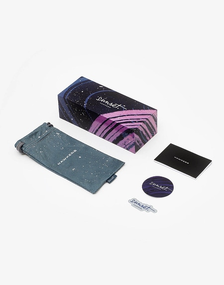 Sunglasses Hawkers CARBON BLACK SILVER SUNSET​ XL