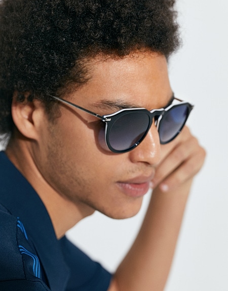 Nos Lunettes de Soleil Hawkers WARWICK CROSSWALK - BLACK BLUE DENIM