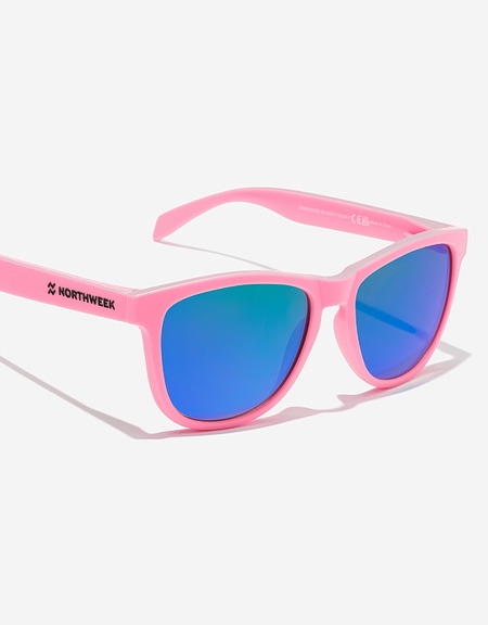 Nos Lunettes de Soleil Northweek REGULAR MATTE PINK - ICE BLUE POLARIZED