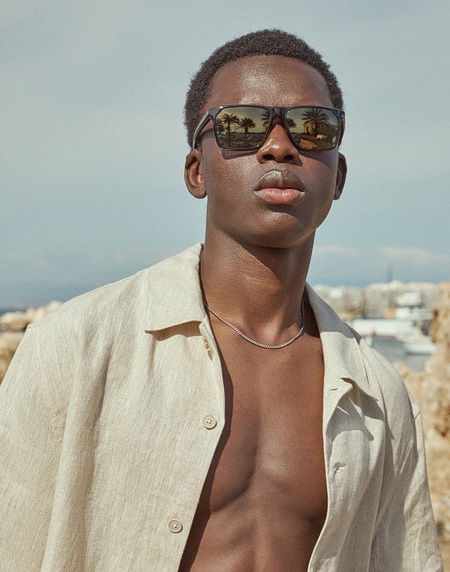 Sunglasses HAWKERS HORIZON - POLARIZED FUTURE GREY BEIGE