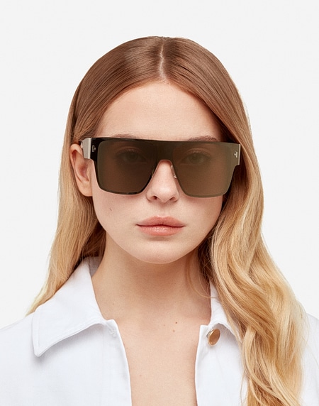 Lentes de sol Hawkers LONG ISLAND - SILVER BEIGE