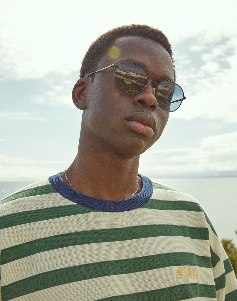 Nos Lunettes de Soleil HAWKERS STRIDE - GUN METAL DARK BLUE