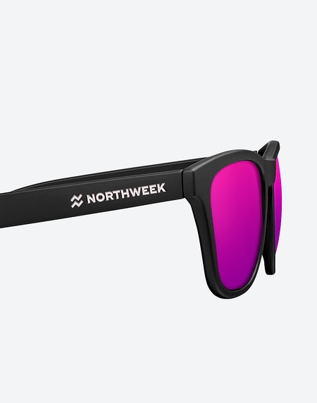 Sunglasses Northweek REGULAR MATTE BLACK PURPLE POLARIZED