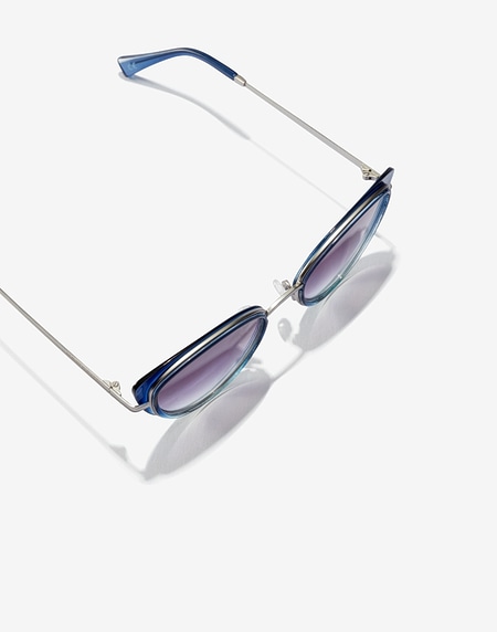 Nos Lunettes de Soleil Hawkers FUSION BLUE FELINE