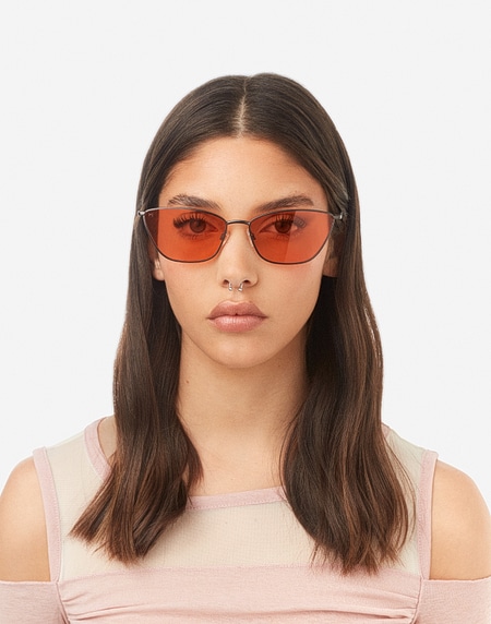 Nos Lunettes de Soleil Hawkers FRESH - GUN METAL ORANGE
