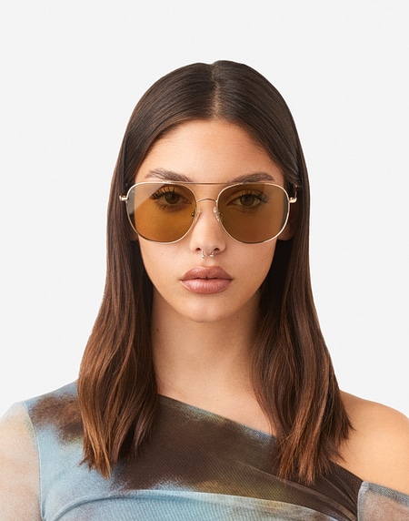 Nos Lunettes de Soleil Hawkers SWAG - LIGHT GOLD MATCHA