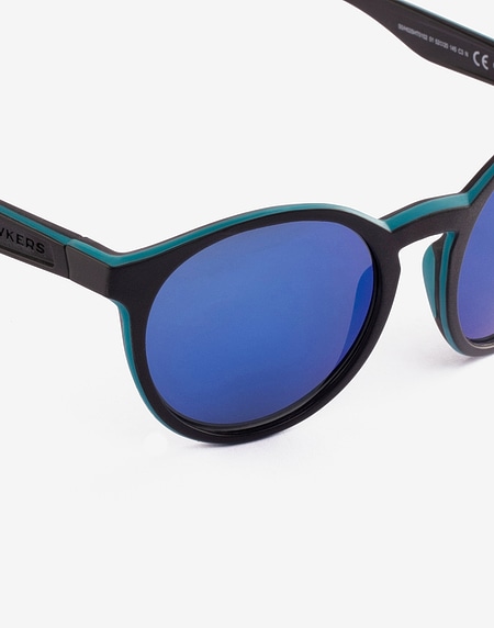 Sunglasses Hawkers BLACK BLUE RUBBER - SKY BEL AIR S