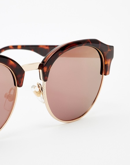 Sunglasses Hawkers CAREY - ROSE GOLD CLASSIC ROUNDED