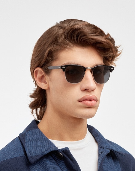 Lentes de sol Hawkers CLASSIC BOLD - POLARIZED BLACK GREY