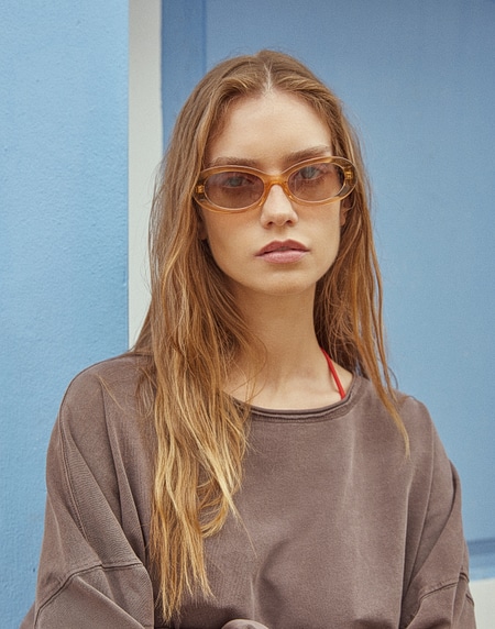 Sunglasses HAWKERS GLIMMER - LIGHT BROWN NATURE