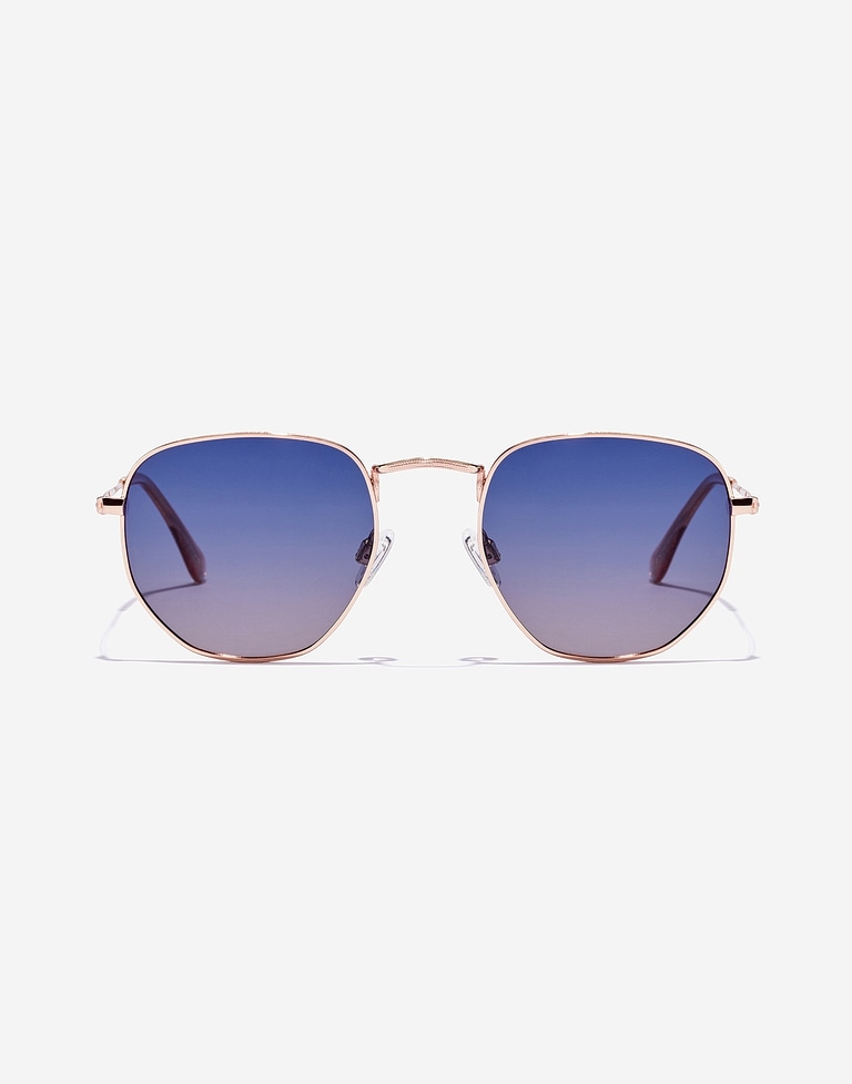 Sunglasses Hawkers SIXGON DRIVE - POLARIZED ROSE GOLD BLUE