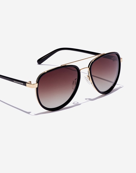 Lentes de sol Hawkers EAGLE - POLARIZED BLACK BROWN