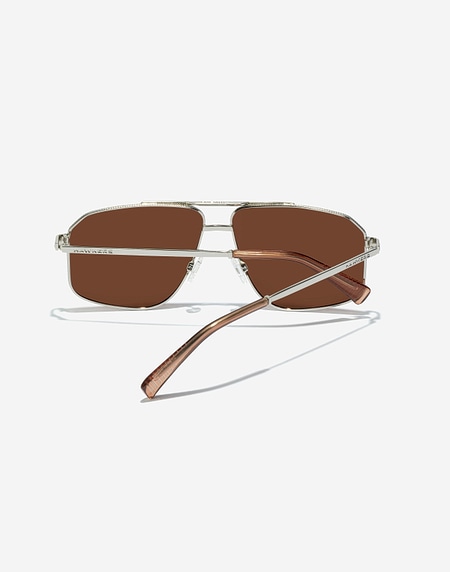 Sonnenbrille Hawkers POKER - POLARIZED SILVER BROWN