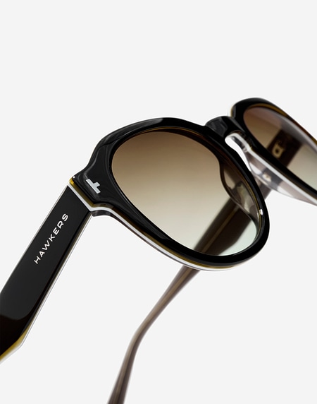 Sunglasses Hawkers WARWICK PAIR - DARK BROWN NATURE