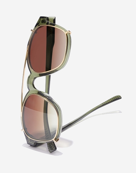 Nos Lunettes de Soleil Hawkers DOT - CLIP ON OLIVE BB