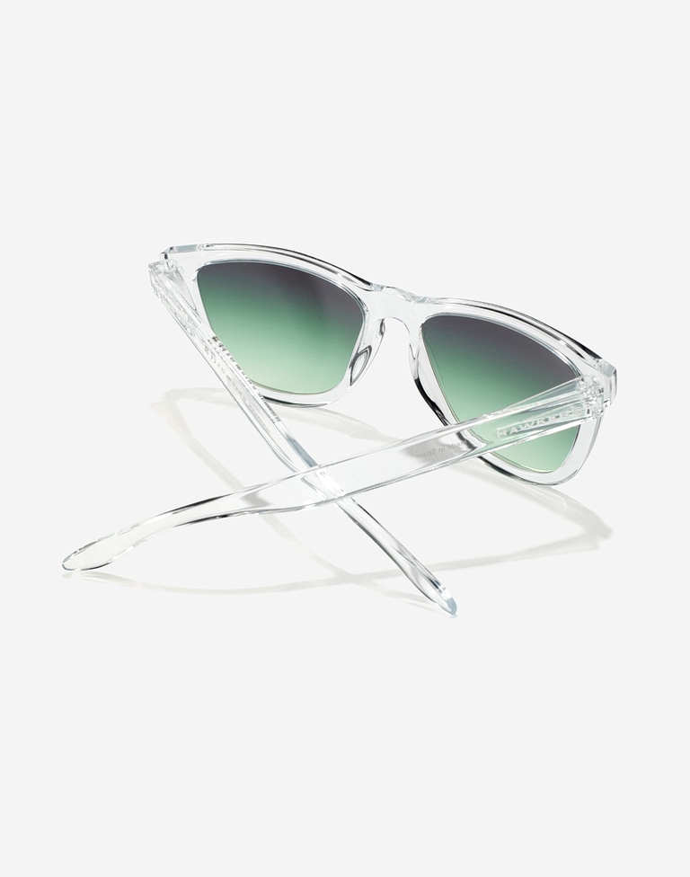 Sunglasses Hawkers ONE RAW - TRANSPARENT GREEN FOREST
