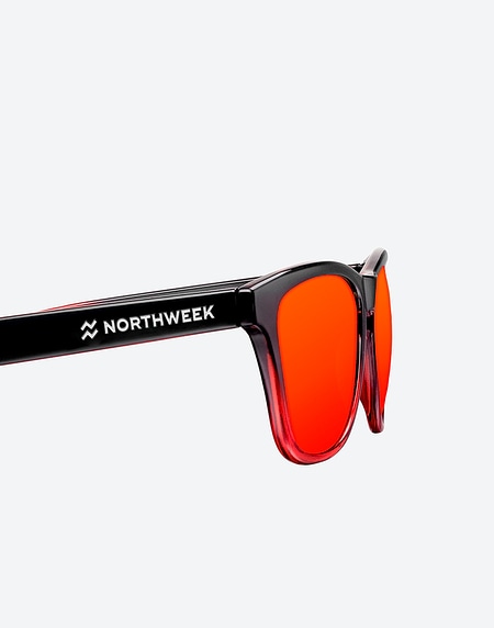 Sunglasses Northweek GRADIANT BLACK & RED - RED POLARIZED