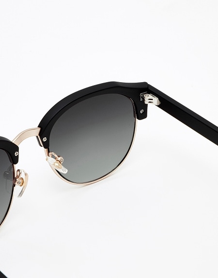 Lentes de sol Hawkers RUBBER BLACK - DARK CLASSIC ROUNDED