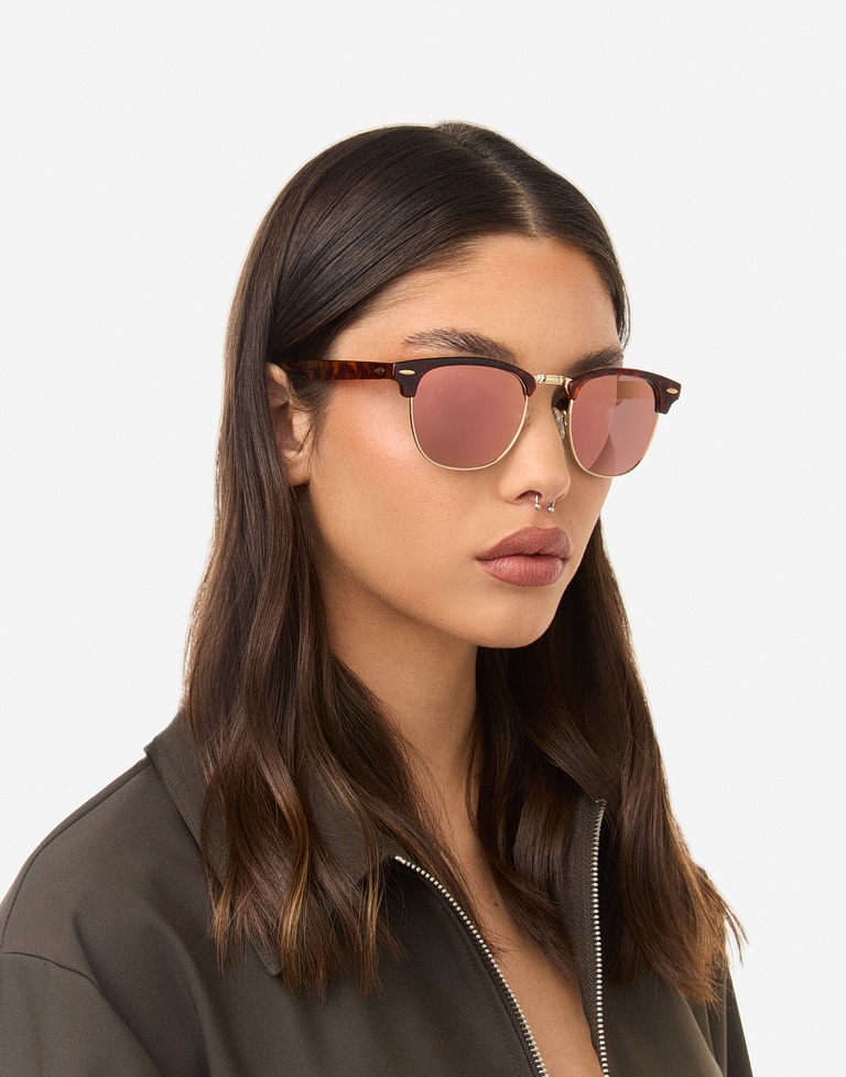 Sunglasses Hawkers CLASSIC BOLD - POLARIZED CAREY PINK